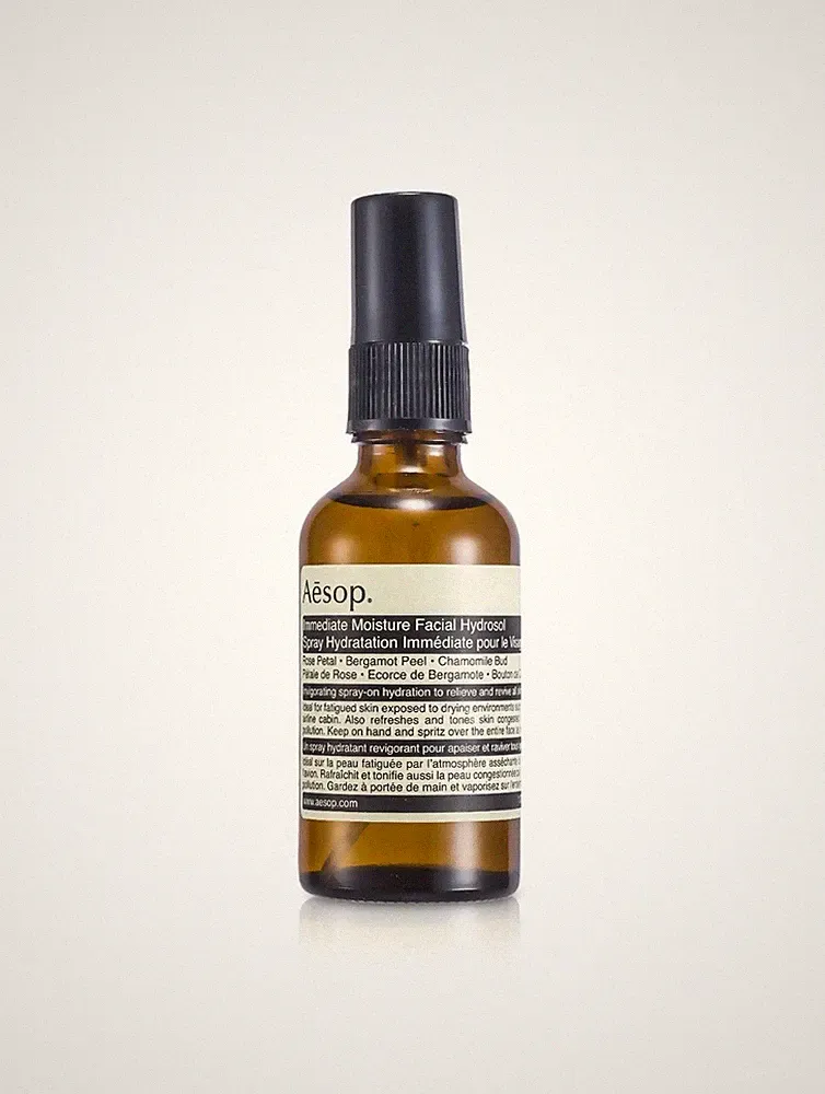 Aesop Immediate Moisture Facial Hydrosol Spray 50ml 1.7oz Rose Bergamot