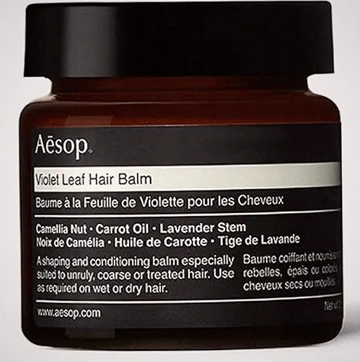 Aesop Violet Leaf Hair Balm | 60mL/2.02 oz | Paraben, Cruelty-free & Vegan