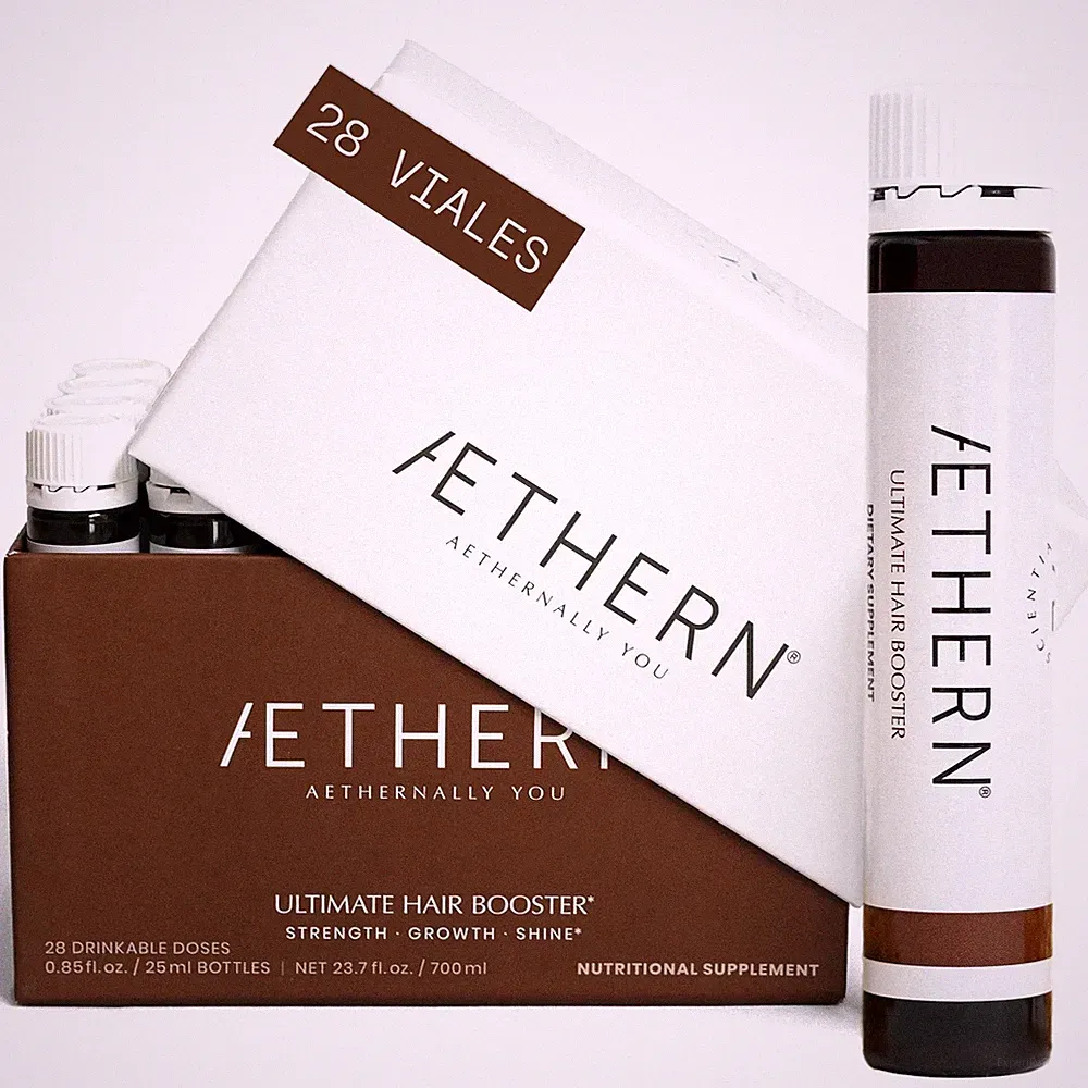 AETHERN Liquid Hair Growth Supplement with Biotin. Ready-to-Drink. Clinically...