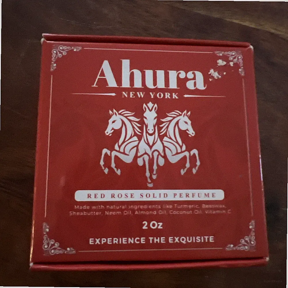 Ahura Herbal Red Rose Eau de Parfum Solid Perfume Balm for Women