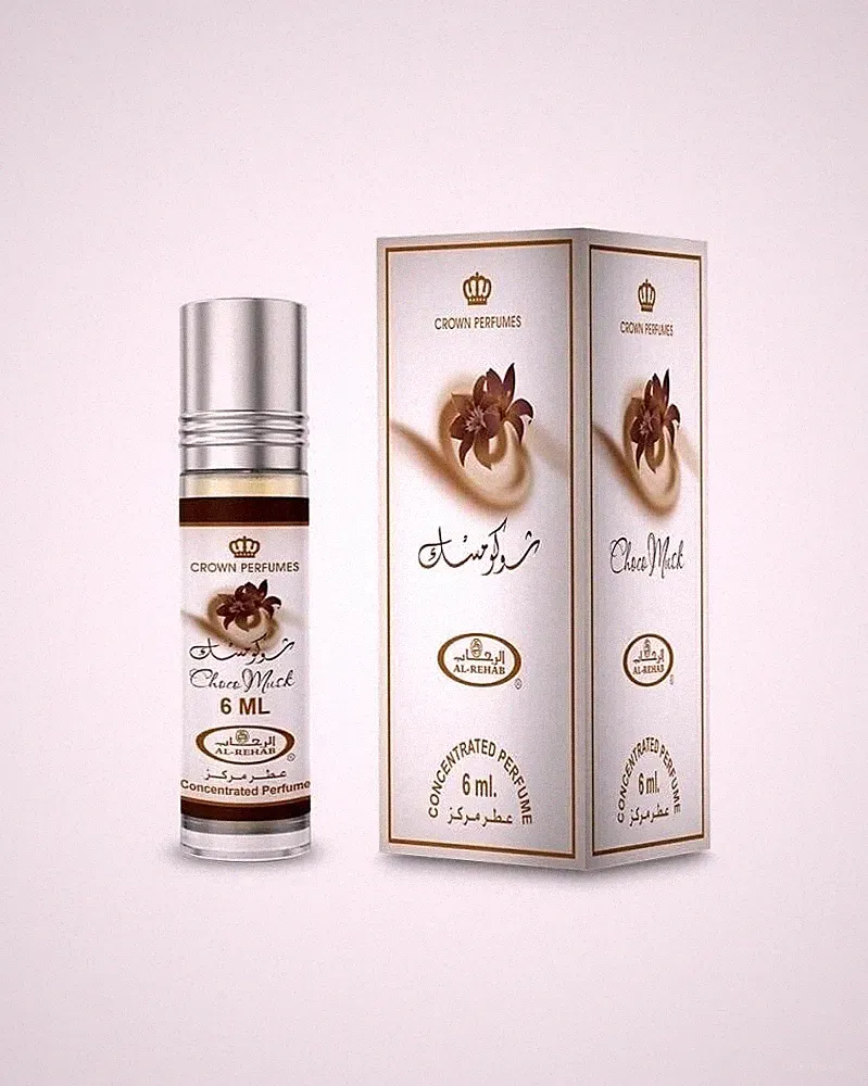 Al Rehab Choco Musk Roll On Perfume Oil 6 ml (0.2 Fl Oz)