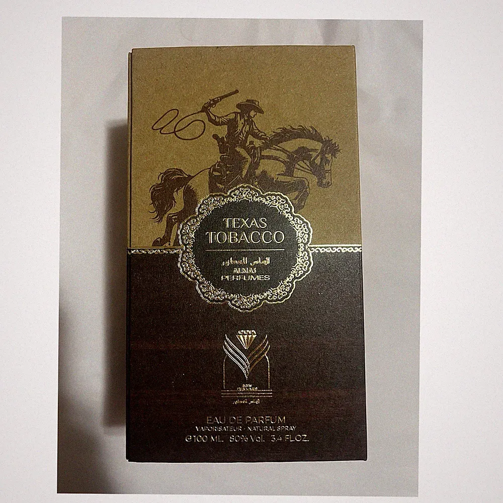 Almas Perfumes Texas Tobacco Eau de Parfum Natural Spray Regular 3.4 fl oz