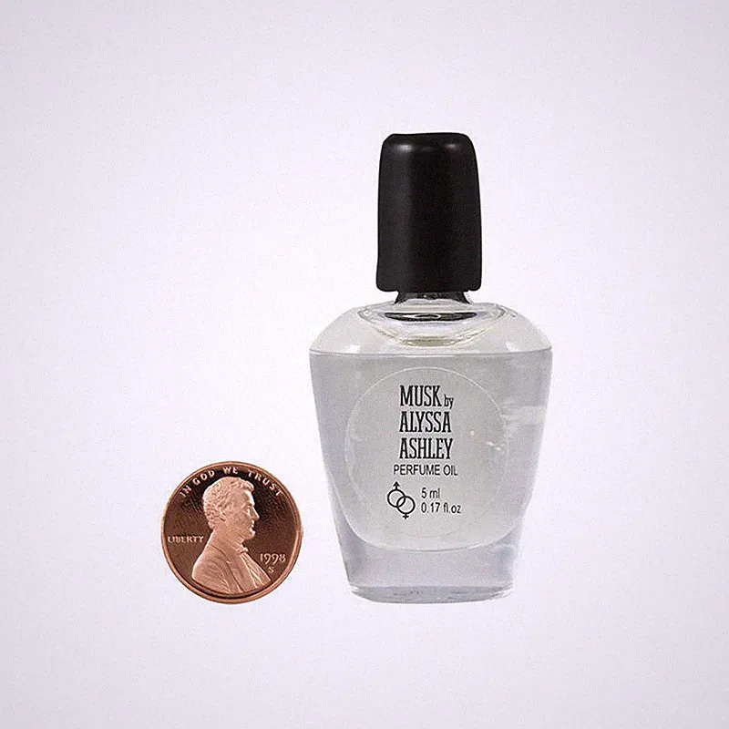 ALYSSA ASHLEY Musk Small 5.0 ml (0.17 oz) Perfume Oil New but Unboxed