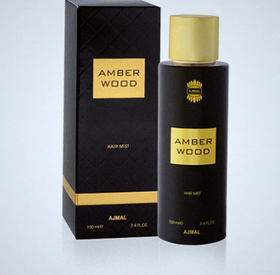 Amber Wood by Ajmal Perfumes 100ml Hair Mist Spray - Free Express Shipping