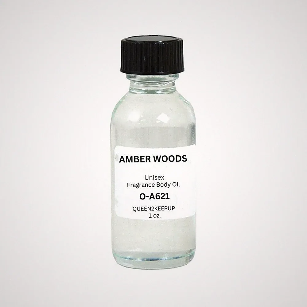 Amber Woods (Unisex) Body Oil 1 oz Fragrance Similar All Natural Scent