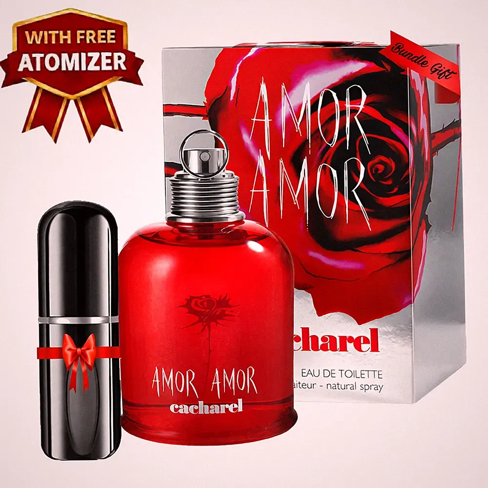 AMOR AMOR by Cacharel Perfume for Women EDT 3.3 / 3.4oz New In Box With Atomizer