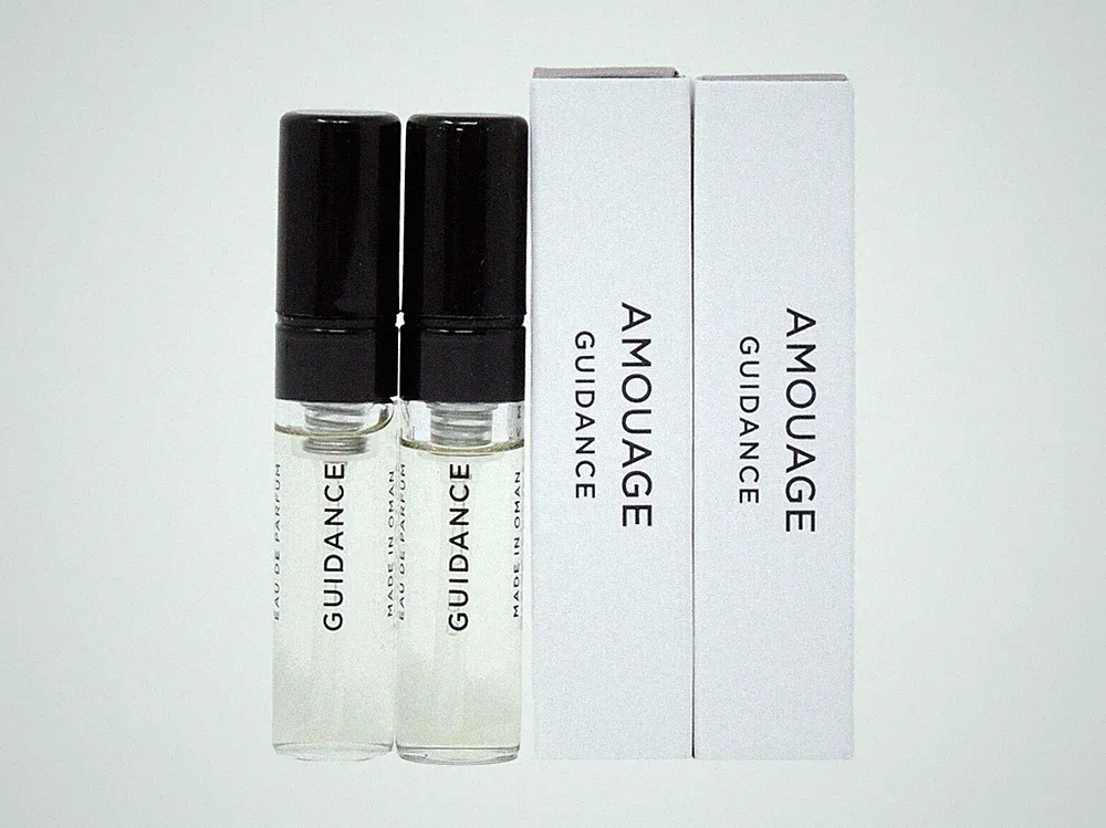 AMOUAGE GUIDANCE EDP 2.0ml .06fl oz x 2 COLOGNE PERFUME SPRAY SAMPLE VIALS