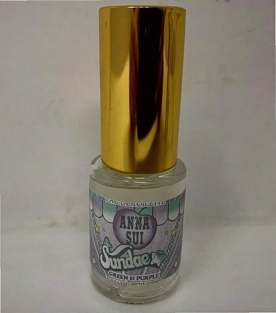 ANNA SUI Eau De Toilette Sundae Green & Purple Perfume 0.5 fl oz NEW Ships Free