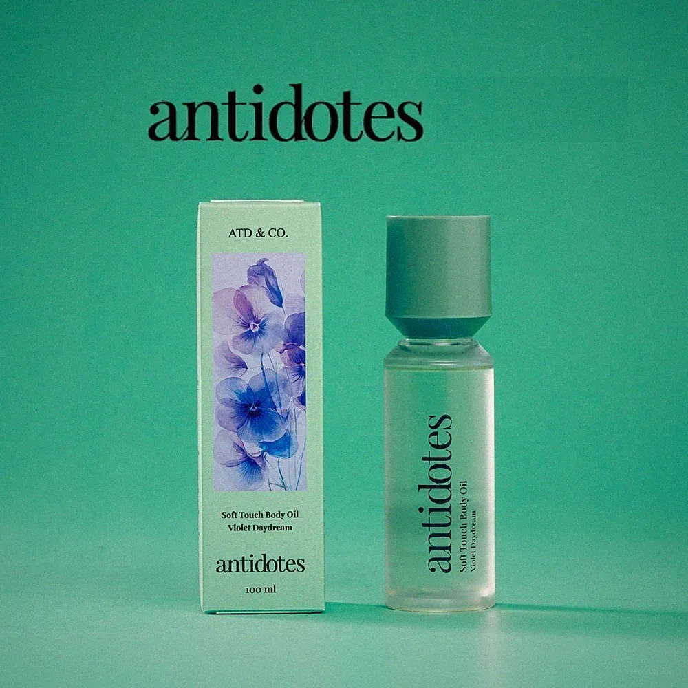 Antidotes Body Oil Violet DayDream Scent Soft Touch Moisturizing Smooth 100 ml