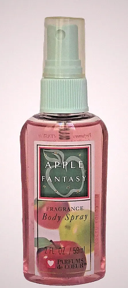 Apple Fantasy Fragrance Body Spray Women Parfums de Coeur 1.7 0z. Travel Size