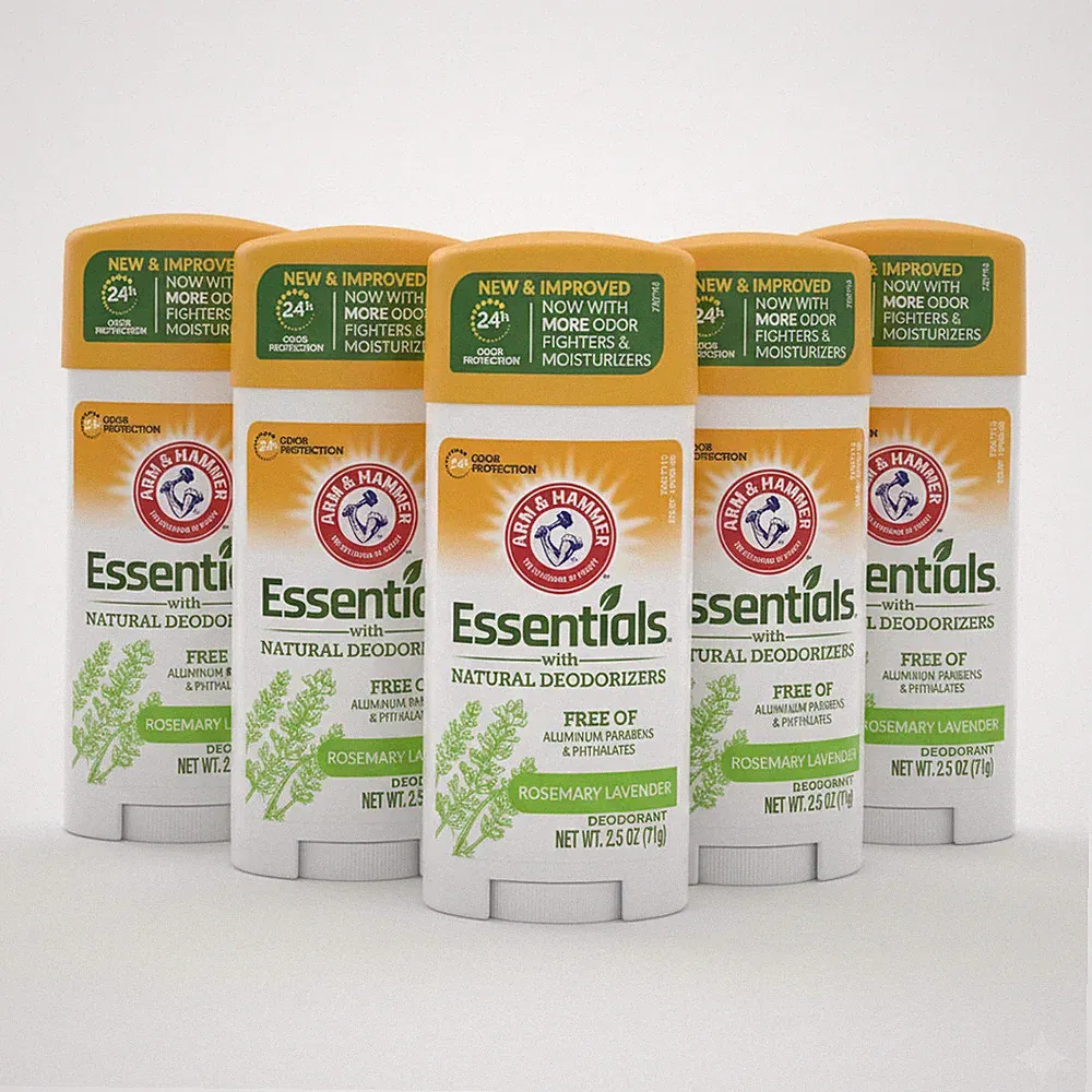 Arm & Hammer Essentials with Natural Deodorizers Rosemary Lavender 2.5oz (5PACK)