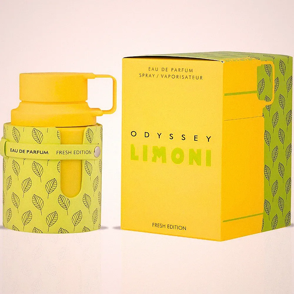 Armaf Odyssey Limoni Fresh EDP 3.4 oz 100ml Unisex Citrus Lemon Long Lasting
