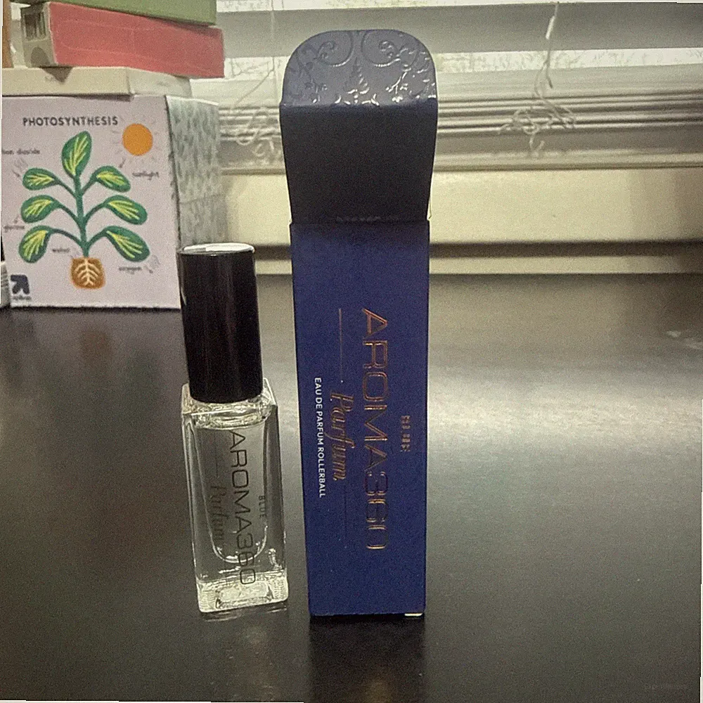 Aroma360 Blue Eau de Parfum Rollerball Amber, Santal 33 Travel Cologne 5ml/.17oz