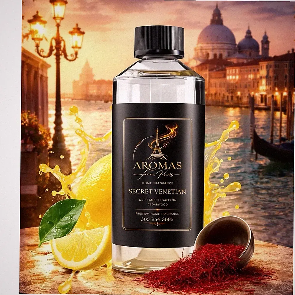 Aromas from Paris Secret Venetian Home Fragrance Oil Oud Amber Saffron Cedarwood