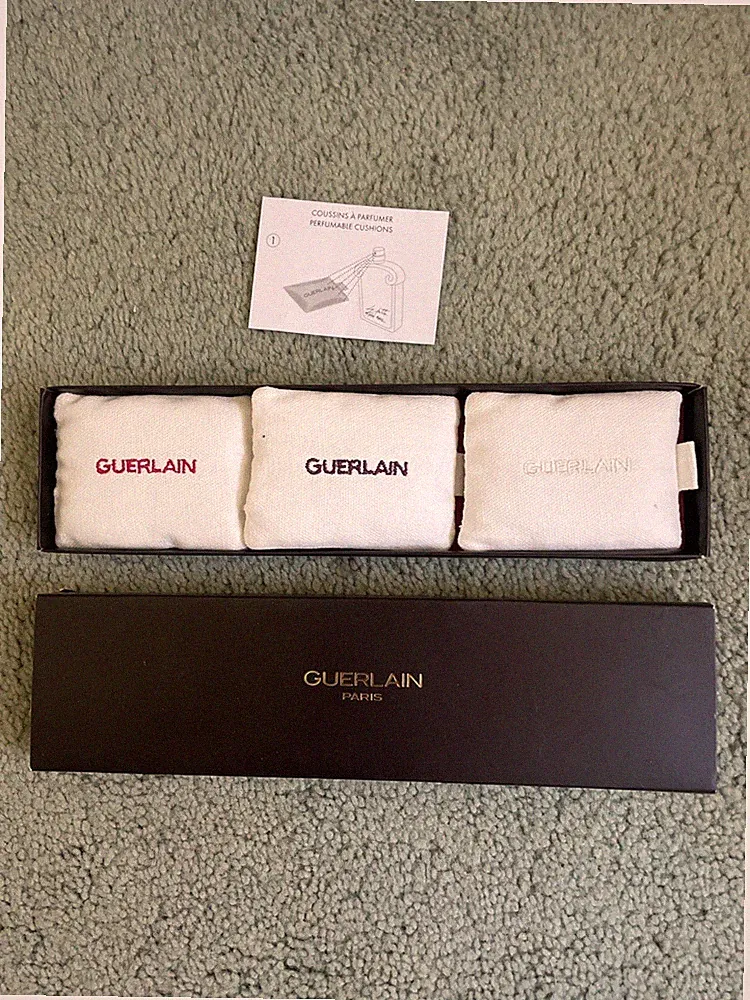 Authentic NIB 3 GUERLAIN PERFUME CUSHIONS