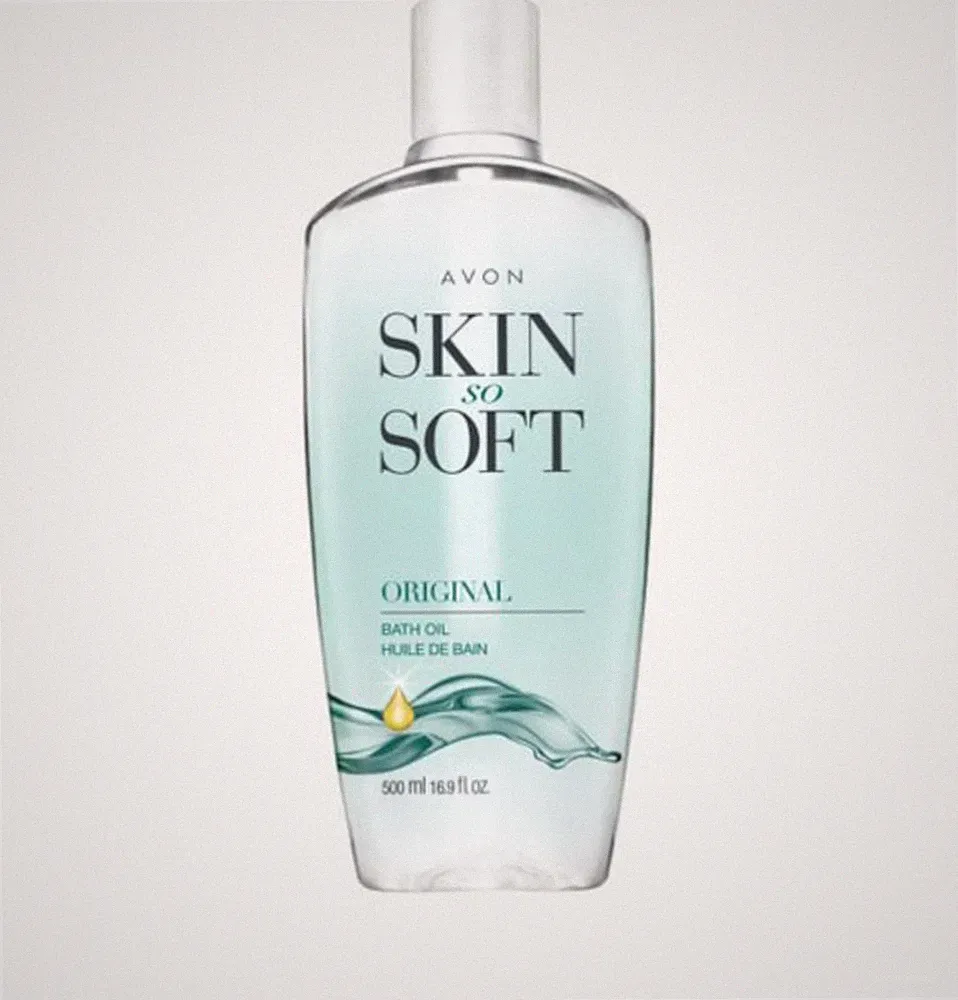 Avon Skin so Soft 16.9oz Unisex Original Bath Oil Bottle/2 Free Travel spray
