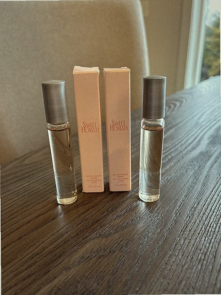 Avon Sweet Honesty Dual Action Roll On Perfume .3 Oz New Purse Size Set Of 2