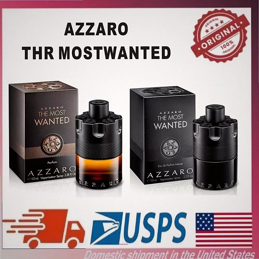 Azzaro Wanted Eau de Toilette for Men Fresh Spicy Woody Long Lasting Scent Gift