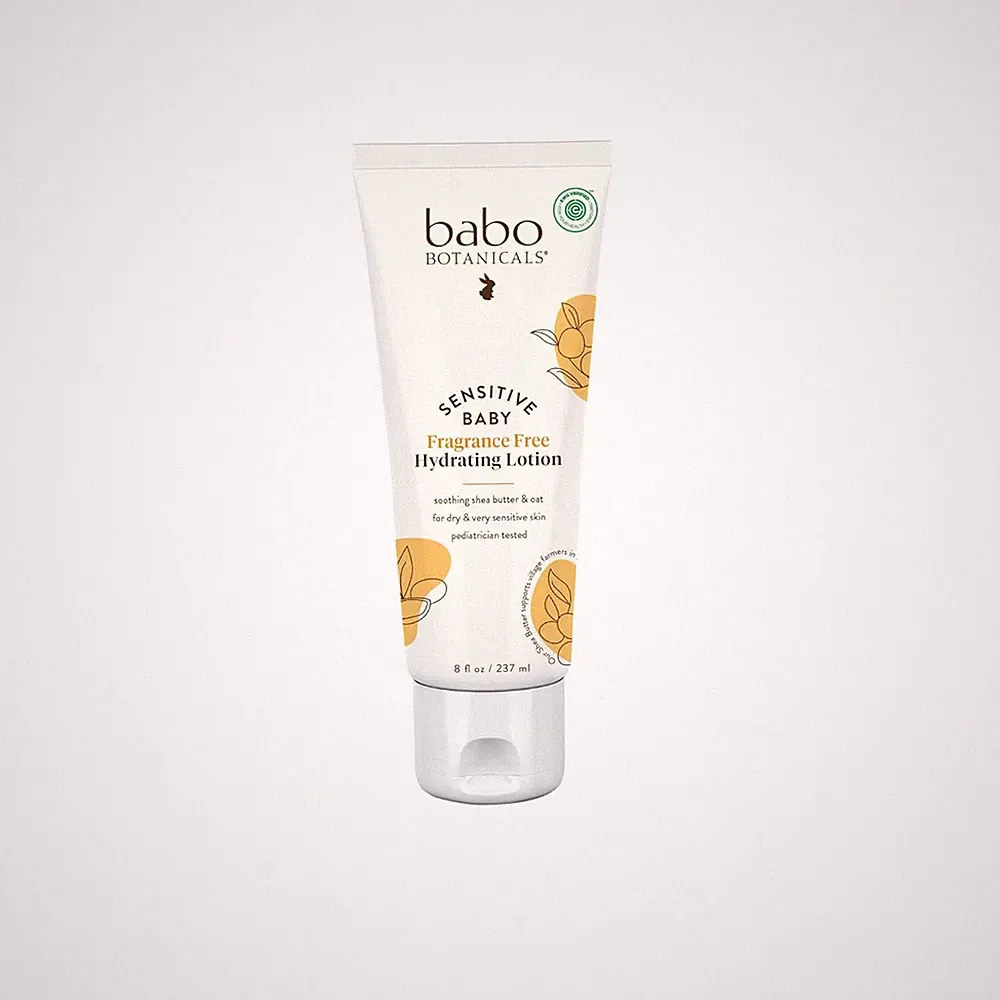 BABO Botanicals Sensitive Baby Fragrance-Free Daily Hydrating Baby Lotion - Shea