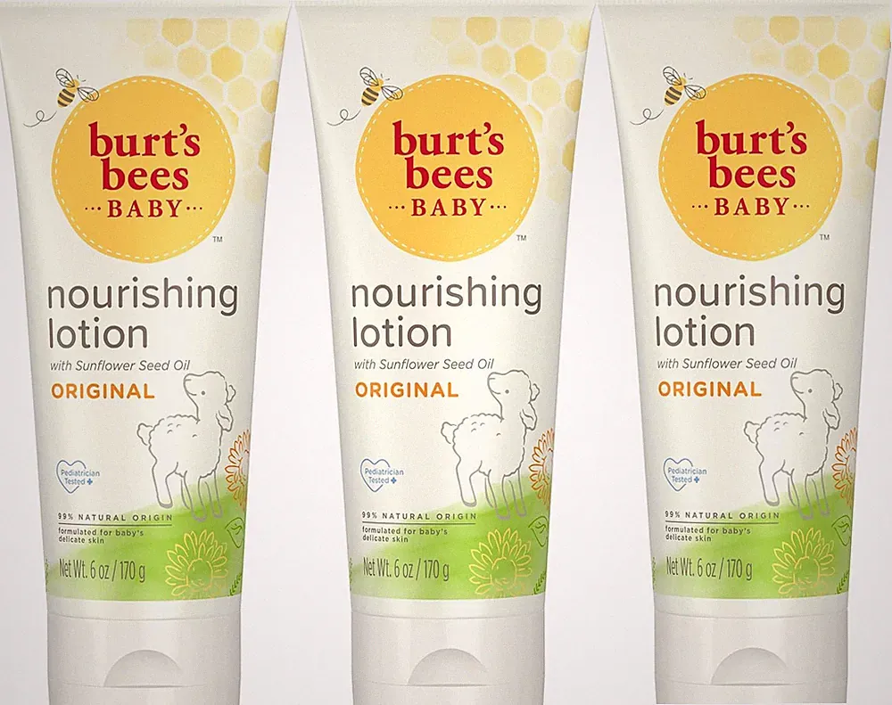 Baby Nourishing Lotion, Original Scent Baby Lotion - 6 Ounce Tube - Pack of 3