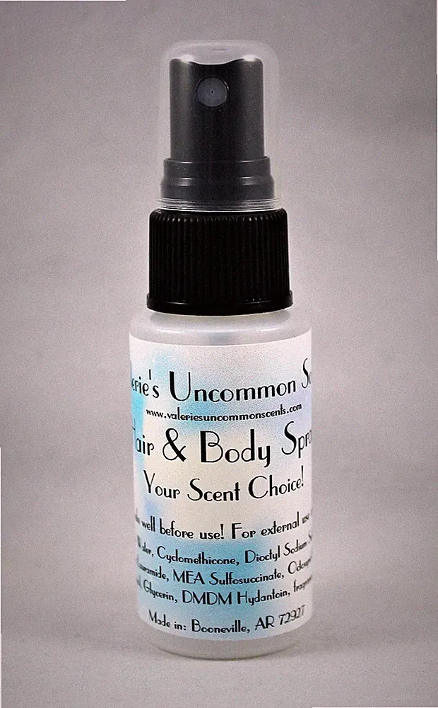 Baby Powder scented HAIR & BODY PERFUME FRAGRANCE SPRAY MIST~1oz Sample