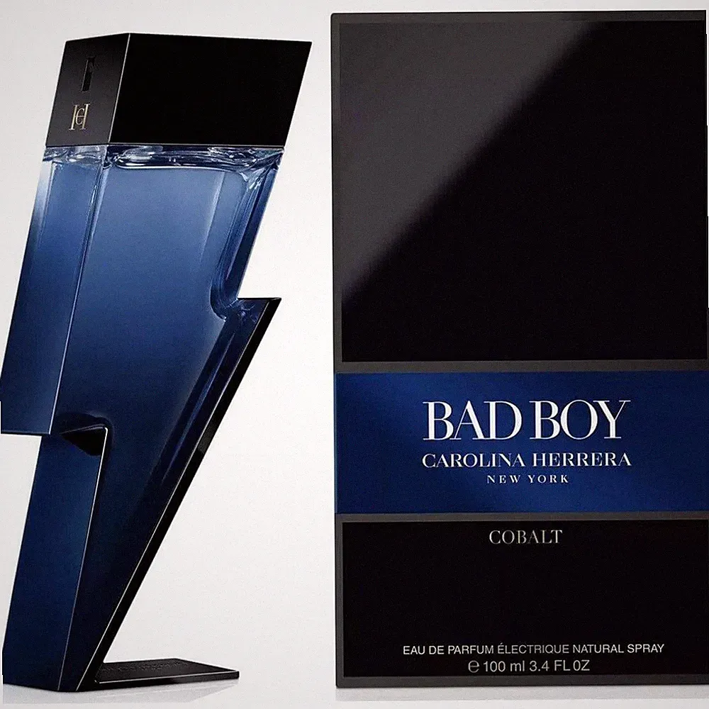 Bad Boy Cobalt by Carolina Herrera Cologne for Men EDP 3.3 / 3.4 oz New In Box