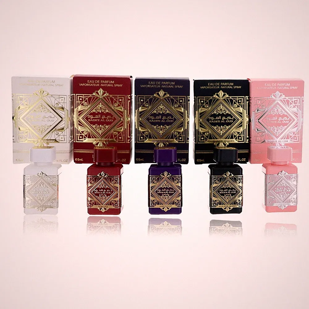 Bade'E Al Oud Collection By Lattafa, 5 Piece Gift Set For Unisex