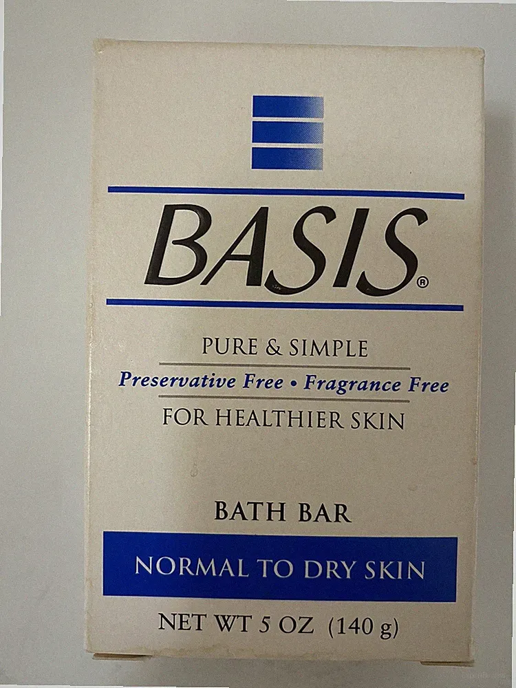 Basis Bar 5 oz. Normal To Dry Skin Fragrance & Preservative Free (1 Bar) New