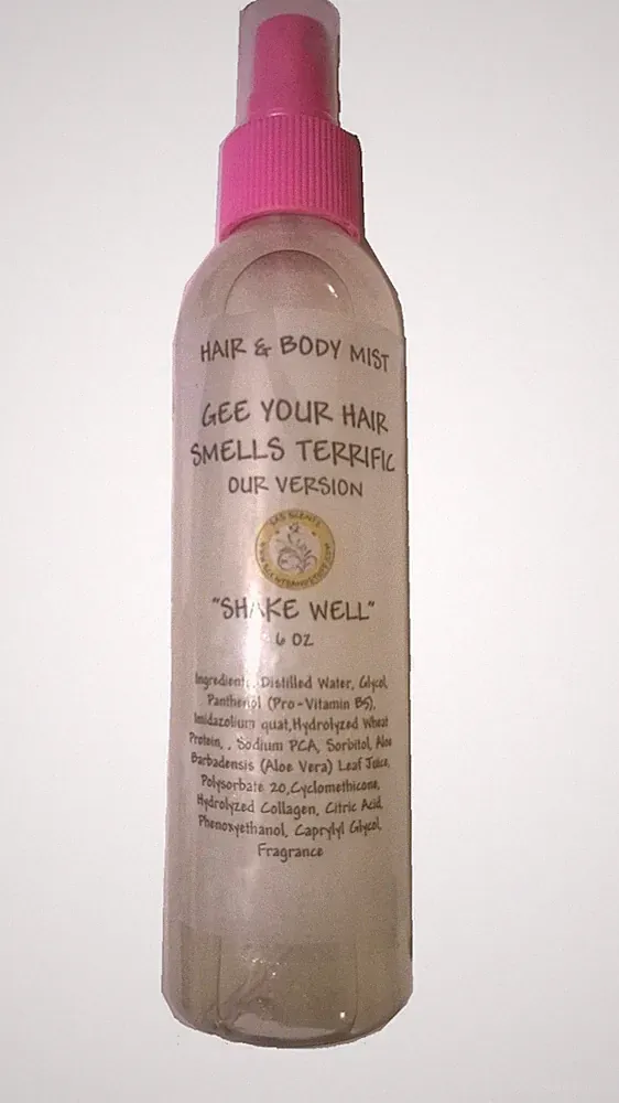 Bath and Body Mist Spray Scented 6 oz Designer Types T Scent List