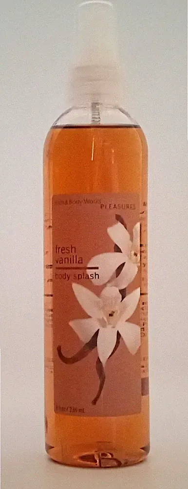 Bath and & Body Works FRESH VANILLA Pleasures Fragrance Mist Splash 8 oz. HTF
