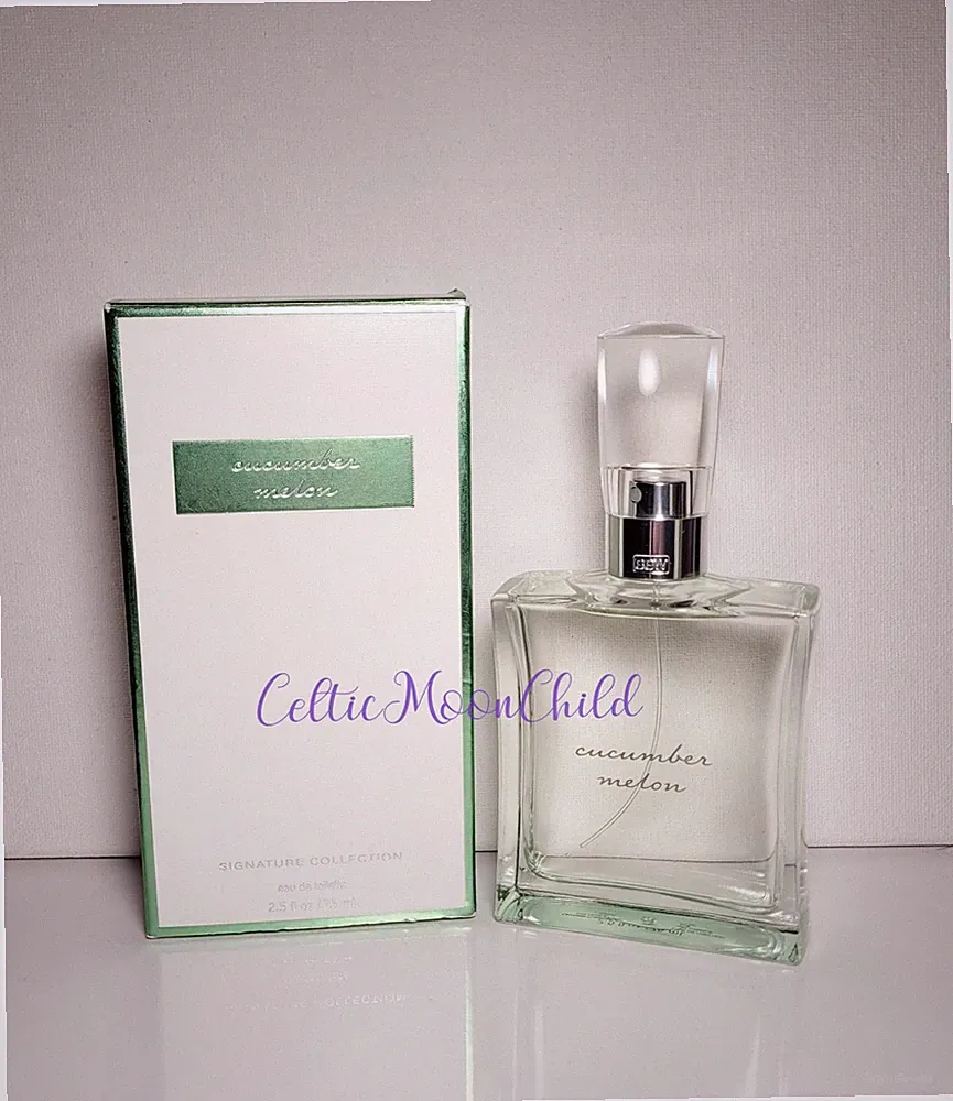 Bath & Body Works CUCUMBER MELON Perfume Eau de toilette EDT 2.5 Oz RARE