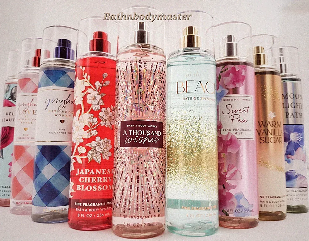 Bath & Body Works FINE FRAGRANCE BODY MIST Perfume Spray 8 OZ full *Choose Scent