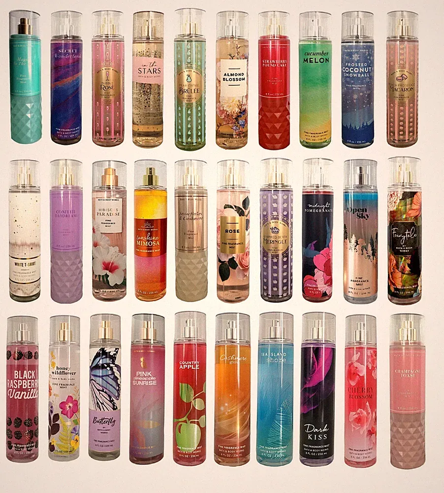 Bath & Body Works Fine Fragrance Body Mist Spray Full or Travel Size You Choose
