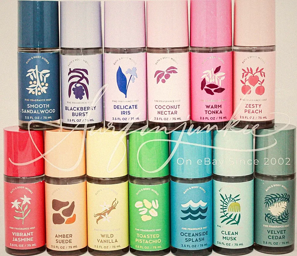 Bath & Body Works Fine Fragrance Layering Mist Travel Mini 2.5 oz Choose Scent