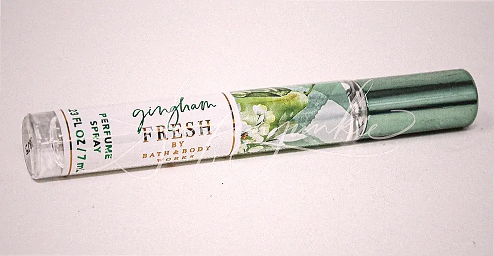Bath & Body Works Gingham Fresh Mini Perfume Purse Spray .23 oz Travel Purse