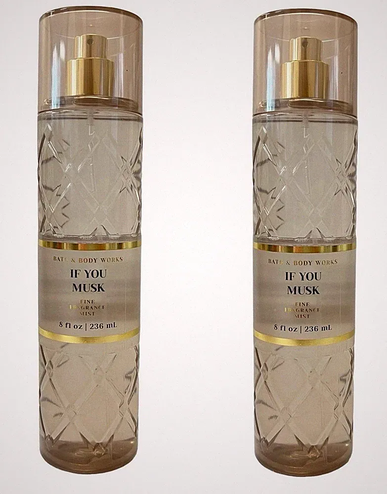 Bath & Body Works If You Musk Fine Fragrance Mist Musk Scent 8 fl oz / 236 mL
