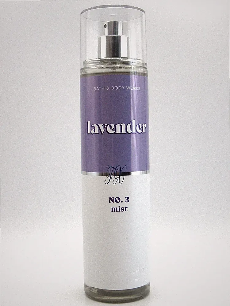 BATH & BODY WORKS LAVENDER NO. 3 FRAGRANCE MIST BODY SPRAY 8 FL OZ