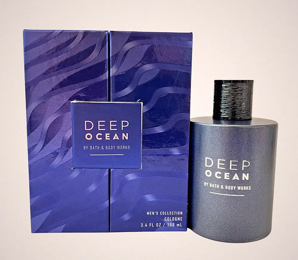 Bath & Body Works Men’s Cologne – Deep Ocean Scent, 3.4 fl oz (100 mL)