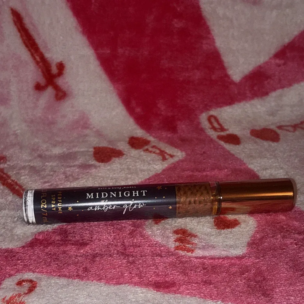 Bath & Body Works Midnight Amber Glow Perfume Spray 0.23 fl oz Travel Size