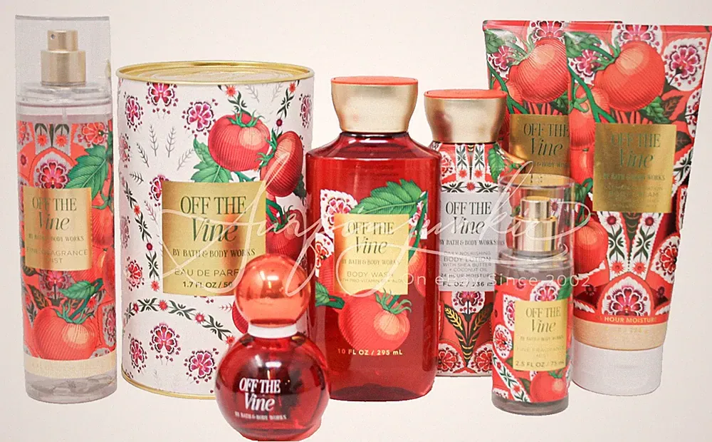 Bath & Body Works Off The Vine EDP Lotion Cream Fragrance Body Spray Perfume 7pc