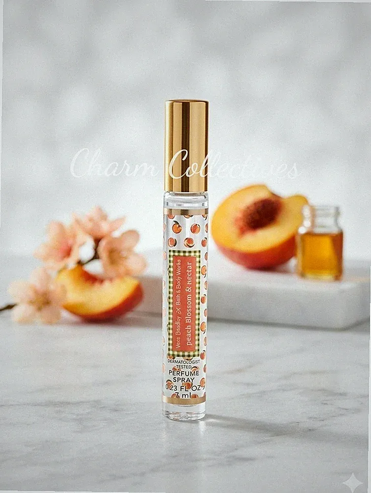 Bath & Body Works Vera Bradley Peach Blossom & Nectar Travel Size Perfume Spray