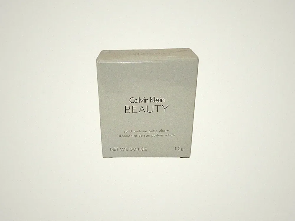 BEAUTY BY CALVIN KLEIN 1.2G SOLID PERFUME Purse Charm New Sealed Box