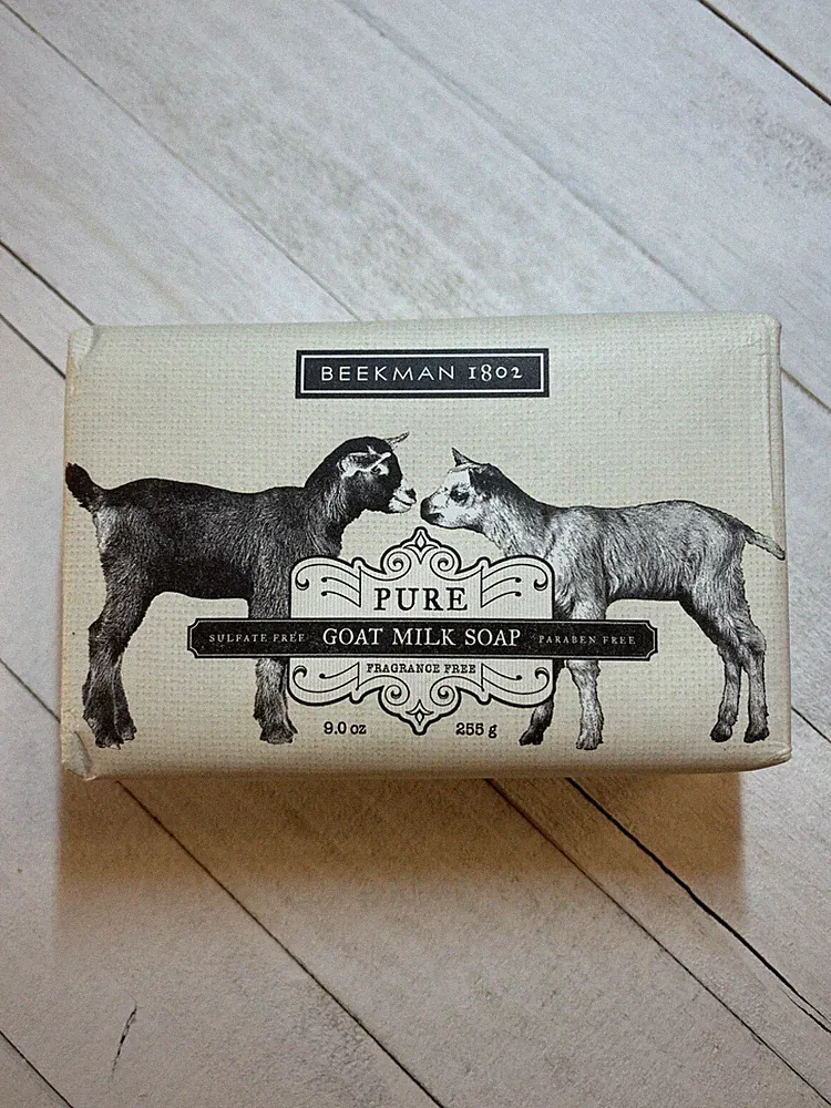 Beekman 1802 Pure Goat Milk Soap Bar Fragrance Free Large 9 oz. Bar