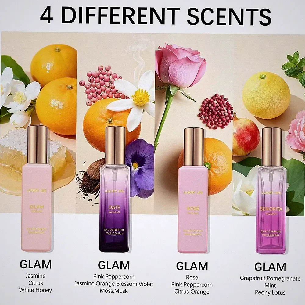 Bella Vita Luxury Perfume with long-lasting floral fragrance, compact and conven
