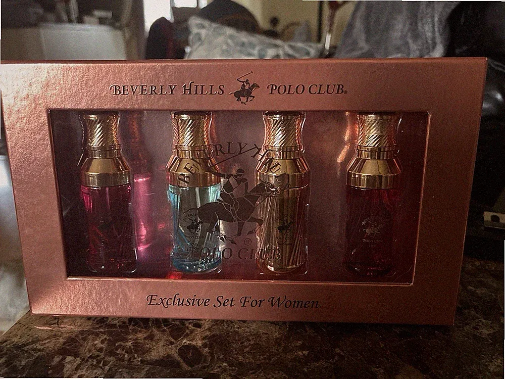 Beverly Hills Polo Club Women's Fragrance Gift Set 4x1.0 fl oz Spray Collection