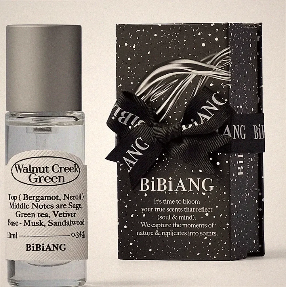 BiBiANG Walnut Creek Green Eau de Parfum EDP 10ml 0.34oz Niche Fragrance Korea