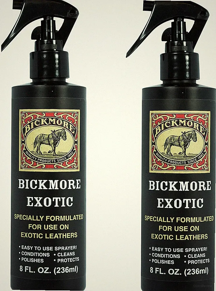 Bickmore Exotic 8Oz (2-Pack) - Specially Formulated Leather Spray Used to Clean