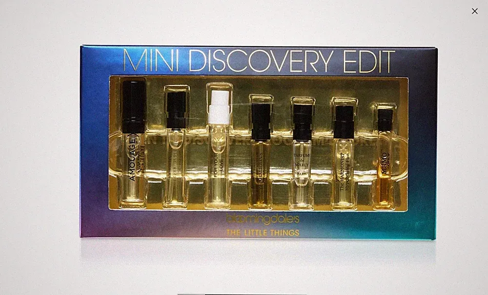 Bloomingdale's Mini Discovery Edit Set - Sample Perfumes for Women New.