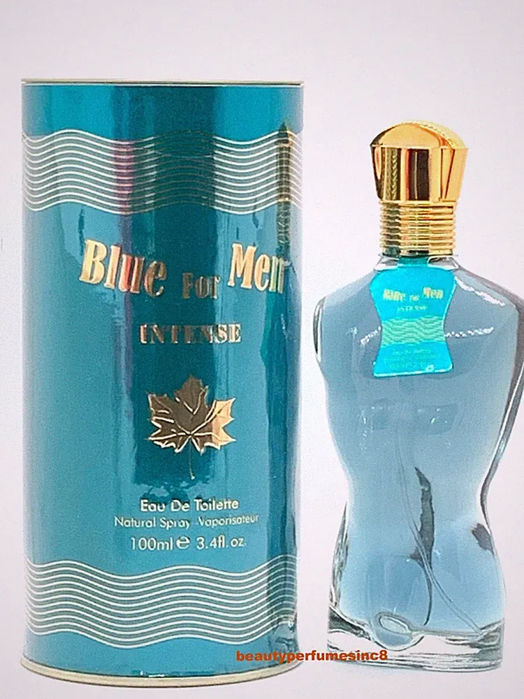 Blue for Men Intense 3.4 oz Eau De Toilette Spray Perfume for Men New with box