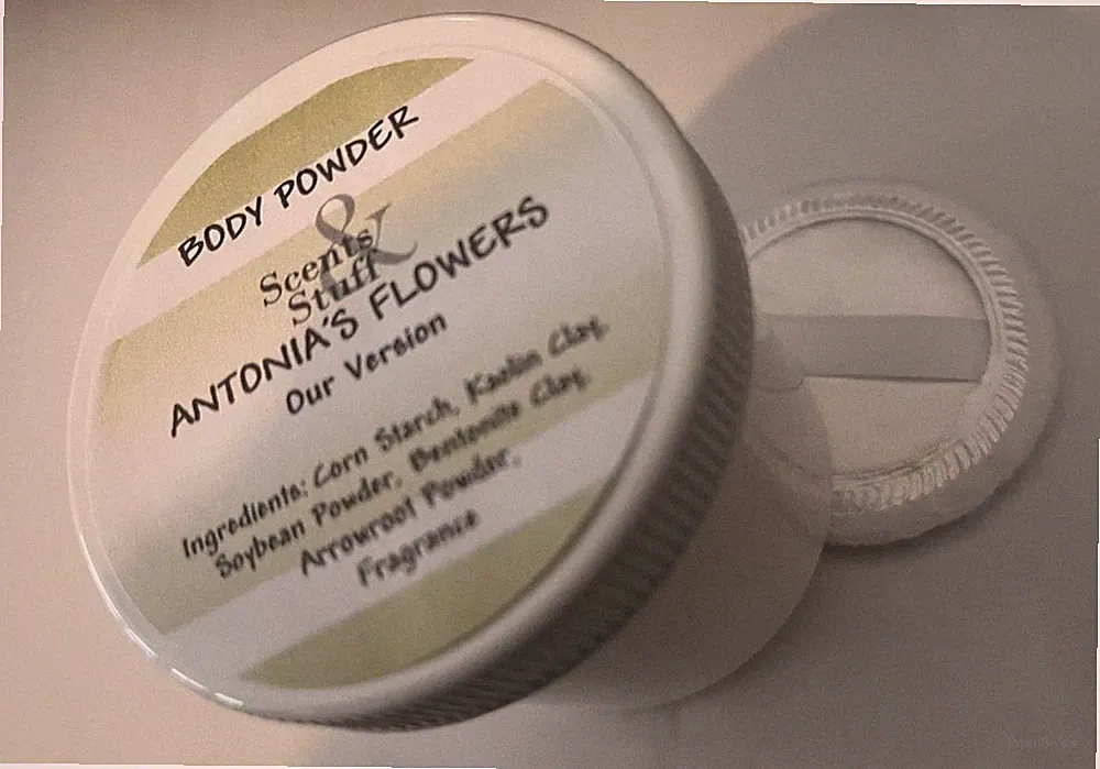 Body Powder Dust 4 oz Natural Talc Free Designer Type Scents O to S Scent List